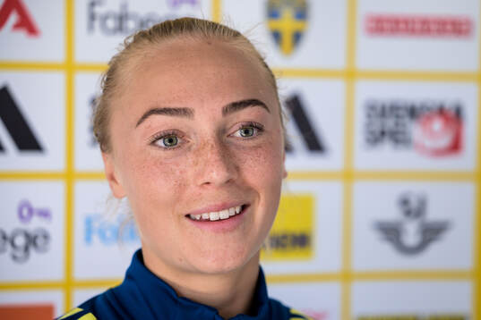 Hanna Bennison of the women's national football team of