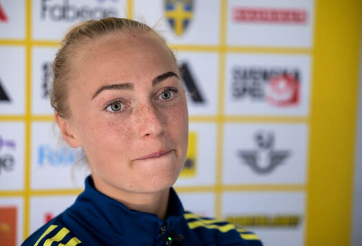 Hanna Bennison of the women's national football team of