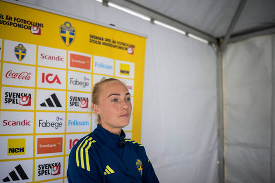 Hanna Bennison of the women's national football team of