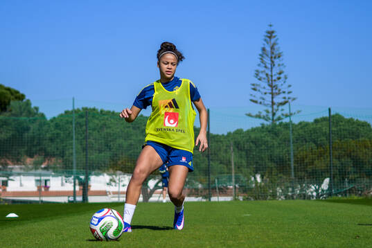 Felicia Schröder of the Swedish women's national football