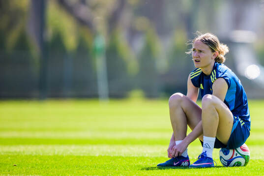 Matilda Vinberg of the Swedish women's national football