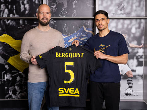 AIKs sportchef Miika Takkula och Lukas Bergquist