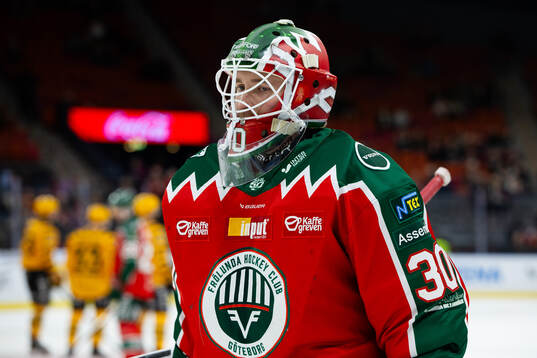 Frölundas målvakt Tobias Normann