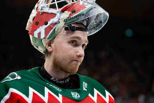 Frölundas målvakt Tobias Normann