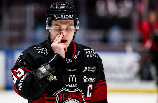Malmö Redhawks Fredrik Händemark deppar