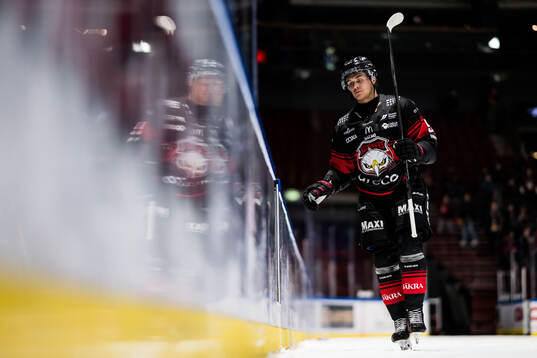 Malmö Redhawks Axel Sundberg deppar