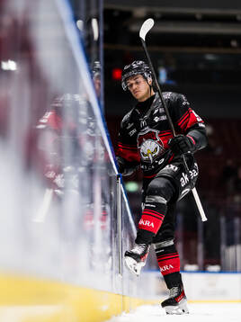 Malmö Redhawks Axel Sundberg deppar