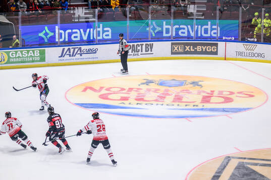 Norrlands Guld reklam i isen
