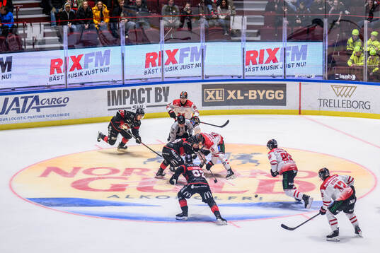 Norrlands Guld reklam i isen