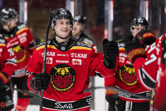 Luleås Pontus Andreasson jublar