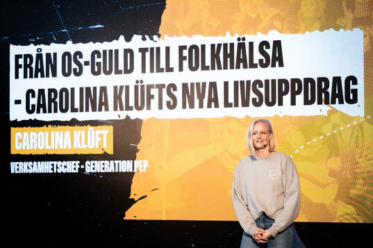 Carolina Klüft, verksamhetschef Generation PEP
