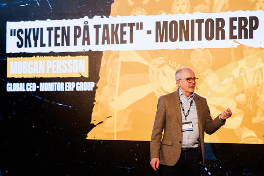 Morgan Persson, Global CEO, Monitor ERP Arena Group