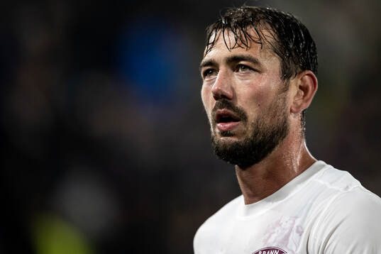 Fredrik Pallesen of Brann looks dejected