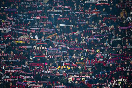 Spectators in the stands
