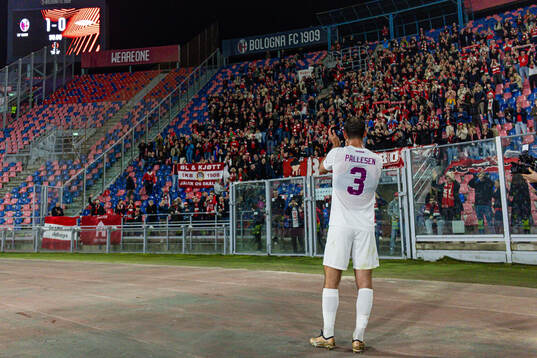 Fredrik Pallesen of Brann looks dejected