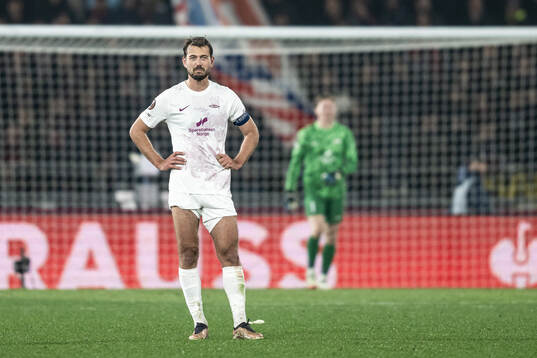 during the UEFA Europa League football match between