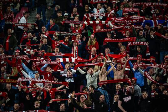 Spectators in the stands