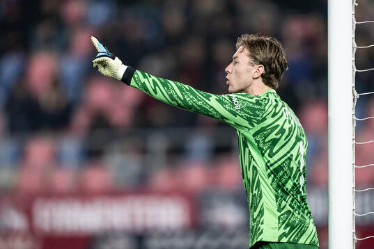 Goalkeeper Mathias Dyngeland of Brann