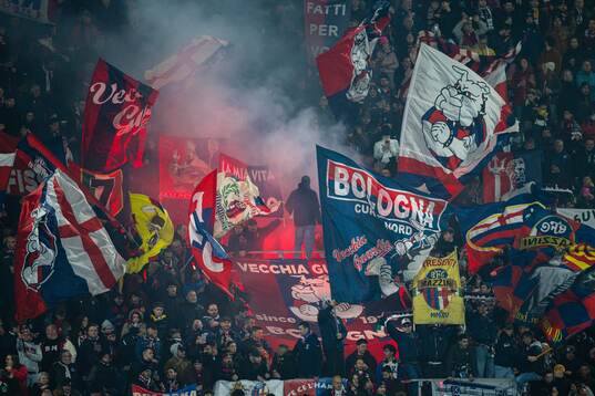 Spectators in the stands