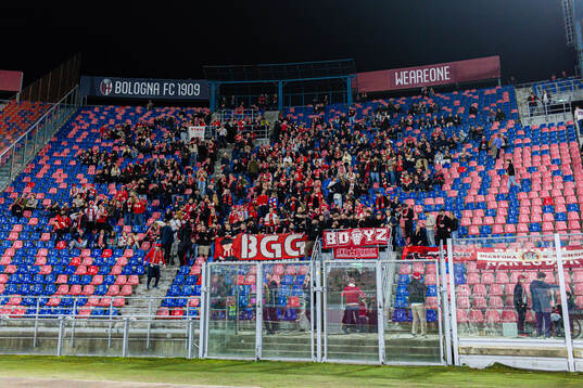 Spectators in the stands