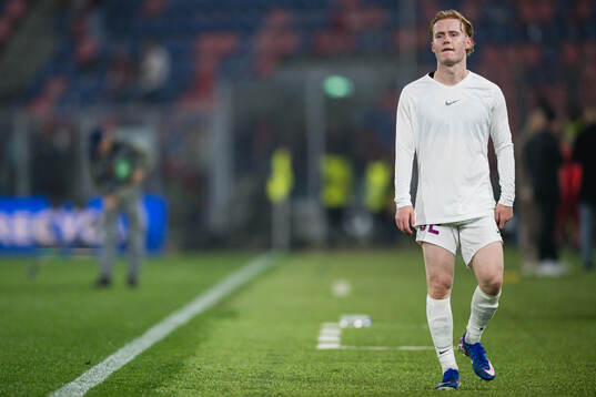 Markus Haaland of Brann looks dejected