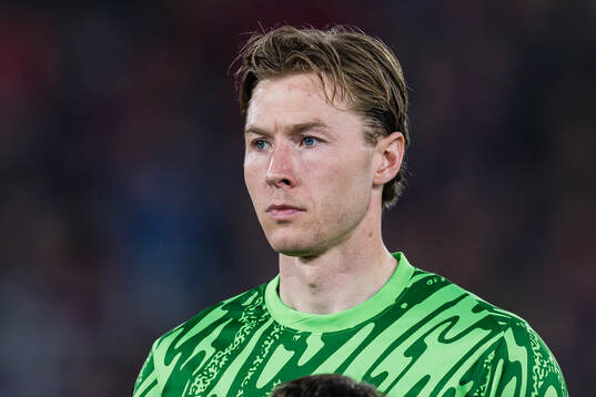 Goalkeeper Mathias Dyngeland of Brann