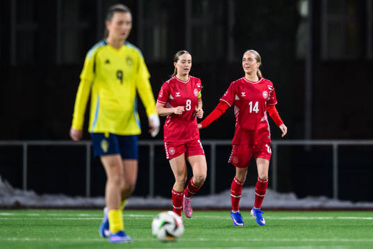 Danmarks Frederikke Ludvigsen jublar