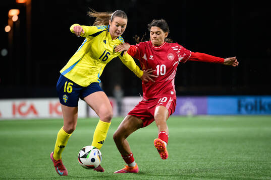 Sveriges Lilian Häggkvist och Danmarks Mila Bischoff