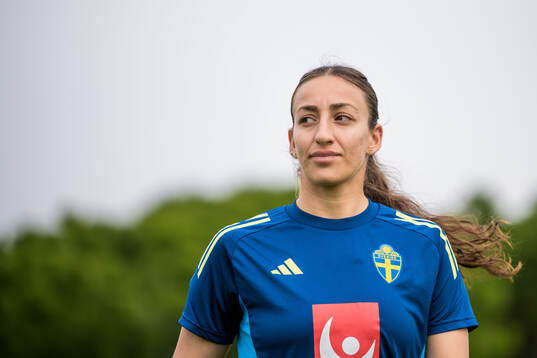 During a training session with the women's national