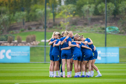 During a training session with the women's national