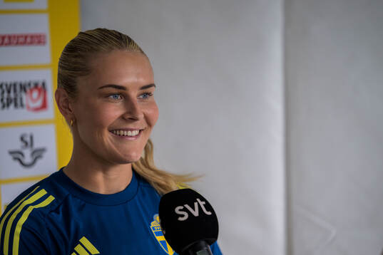 Amanda Nildén of the Swedish women's national football