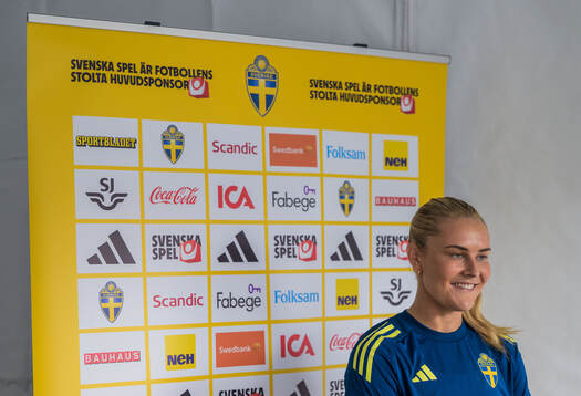 Amanda Nildén of the Swedish women's national football