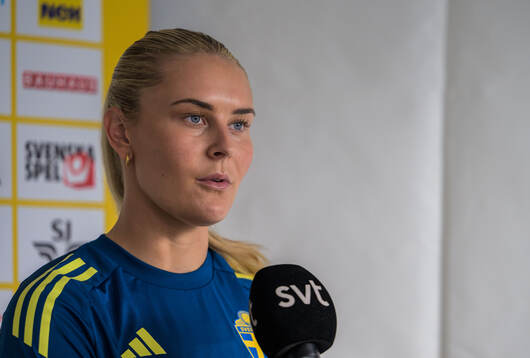 Amanda Nildén of the Swedish women's national football