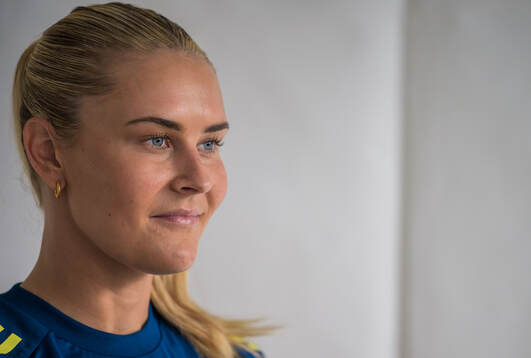 Amanda Nildén of the Swedish women's national football