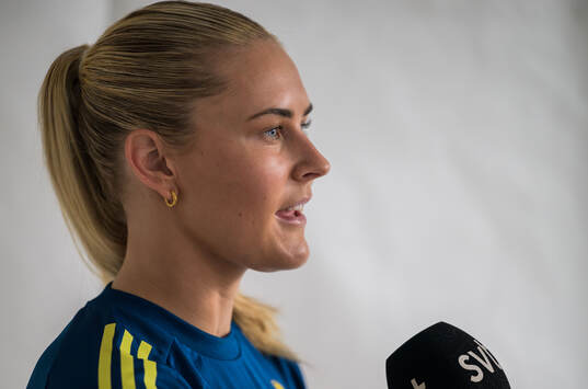 Amanda Nildén of the Swedish women's national football
