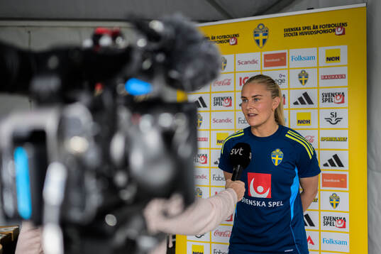 Amanda Nildén of the Swedish women's national football