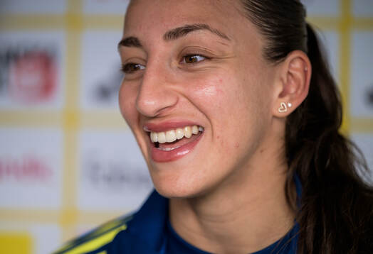 Rosa Kafaji of the Swedish women's national football team