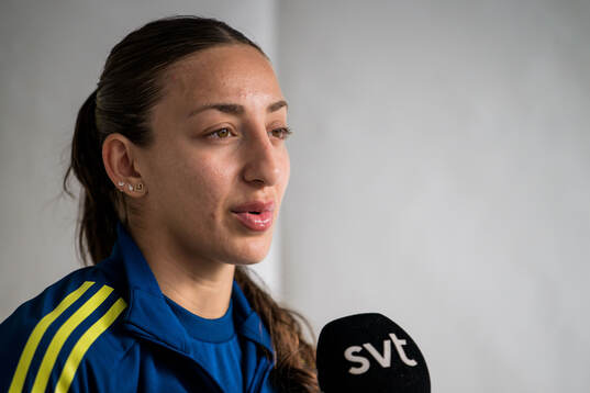 Rosa Kafaji of the Swedish women's national football team