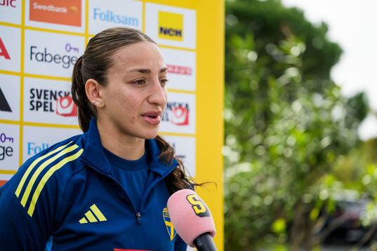 Rosa Kafaji of the Swedish women's national football team
