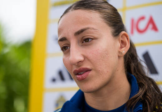 Rosa Kafaji of the Swedish women's national football team