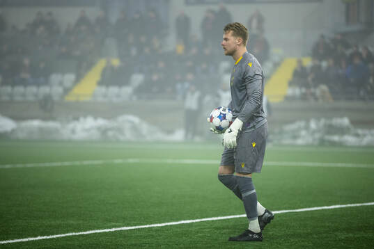 Mjällbys målvakt Robin Wallinder