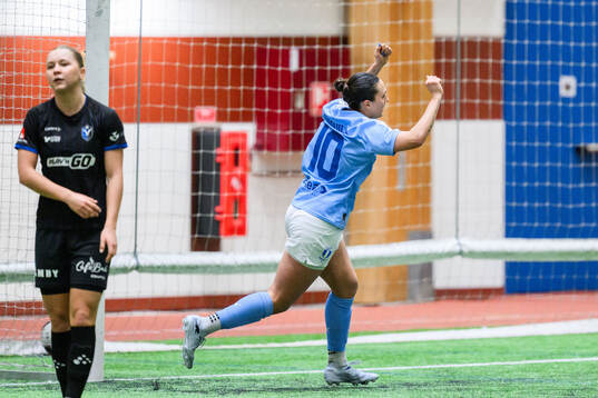 Malmö FFs Isabella D'Aquila jublar