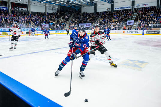 Oskarshamns Ludvig Georgsson och Nybros Tim Lindfors