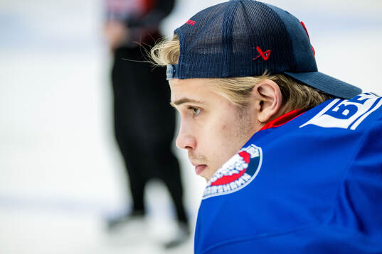 Oskarshamns målvakt Emil Vuorio