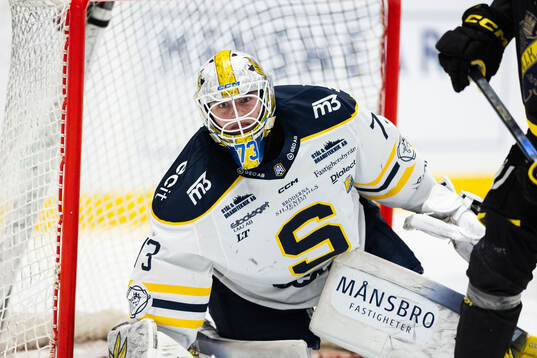 Södertäljes målvakt Love Härenstam
