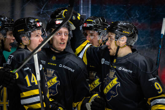AIKs Jesper Emanuelsson, Oliver Tärnström och Jack York