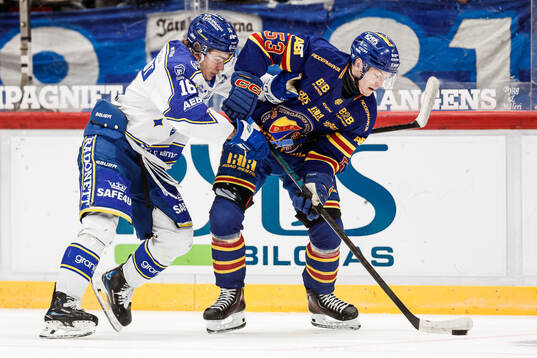 Leksands Rocky Langvardt och Djurgårdens Philip Holm