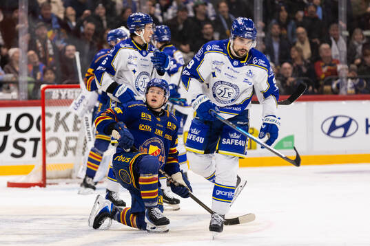 Djurgårdens Joseph Snively och Leksands Gabriel Fortier