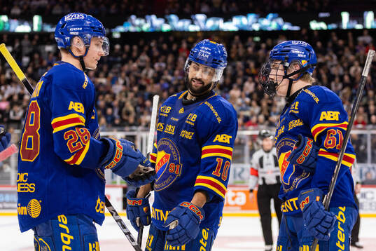 Djurgårdens Gustav Lindström, Oliver Kylington och Viggo