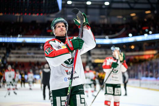 Frölundas Max Friberg deppar
